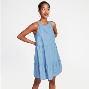 Old navy chiffon tier dress